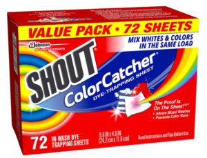 Shout Color Catcher, Dye-Trapping Sheets, 72 Sheets